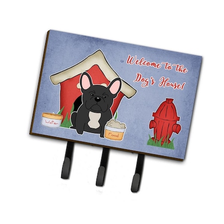 Carolines Treasures Dog House Collection French Bulldog Black Leash or Key Holder BB2768TH68